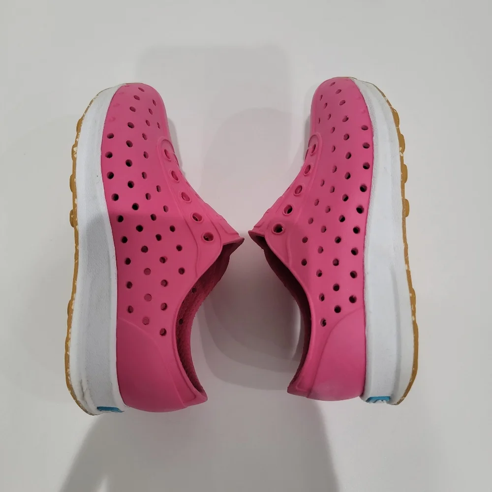 Native Pink Water Shoes with Ventilation and Slip-On Design
